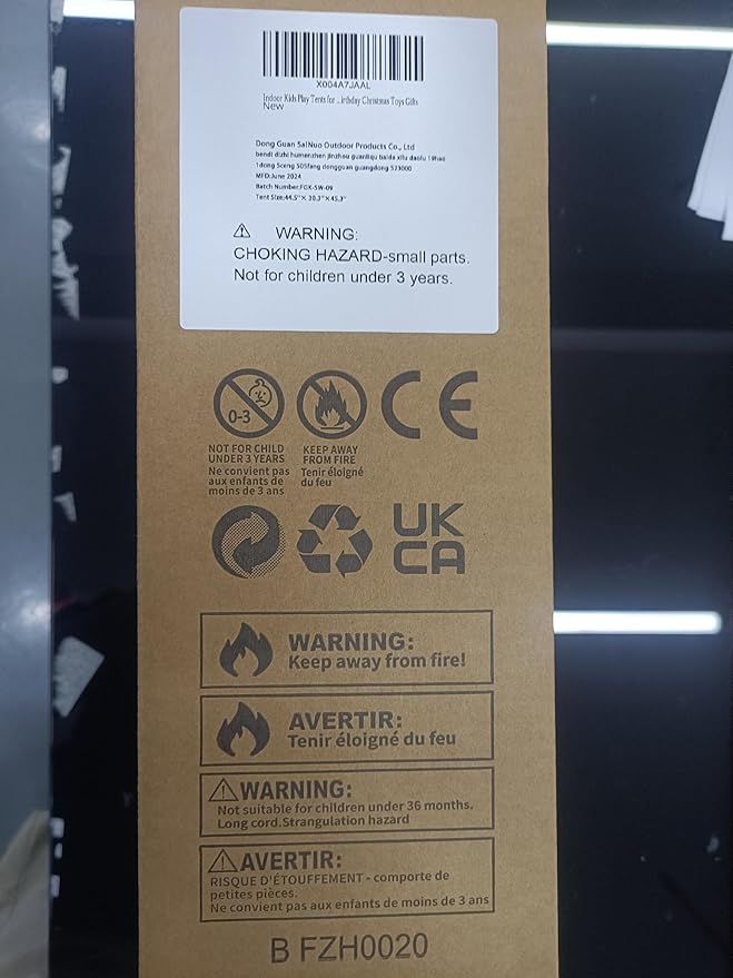 SweHouse Kids Play Tents for Toddlers: Boys Playhouse Tents Indoor with Star Lights Non Slip Padded Mat - Girls Play House Large Toys Tent for Birthday