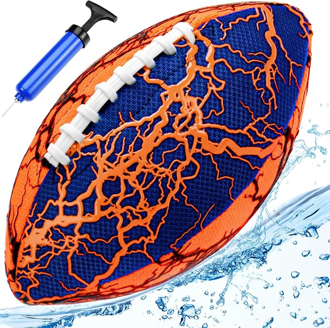 Jasonwell Pool Beach Water Football - Waterproof Football Strong Grip Fun Pool Toys Games for Swimming Pools Beach Lake Park Backyard Outdoor Play for Kids Children Teens Adults Family