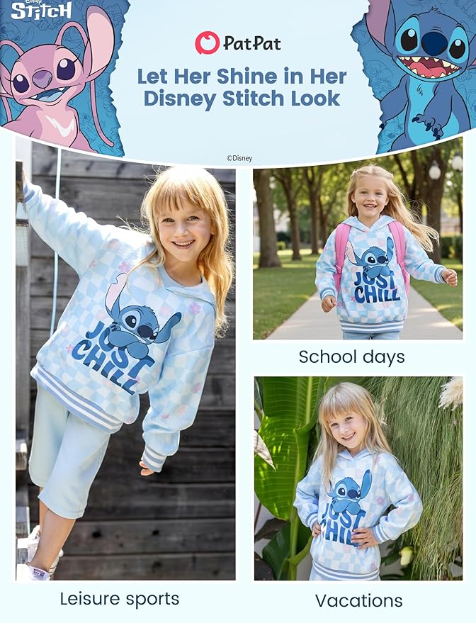 Disney Lilo & Stitch Minnie Mickey Spiderman Frozen Elsa Boys/Girls Hoodie Sweatshirt Graphic Pullover Tops Toddler-Big Kid