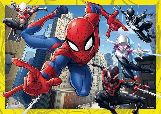 Ravensburger Marvel Spiderman Toys - 60 Piece Giant Floor Jigsaw Puzzle for Kids Age 4 Years +