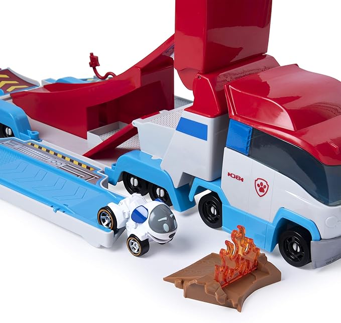 PAW Patrol, Launch’N Haul PAW Patroller, Transforming 2-in-1 Track Set for True Metal Die-Cast Vehicles, Kids Toys for Boys & Girls Ages 3 and Up