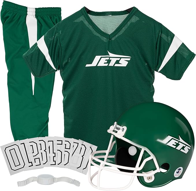 Franklin Sports NFL Youth Football Uniform Set for Boys & Girls - Includes Helmet, Jersey & Pants with Chinstrap + Numbers