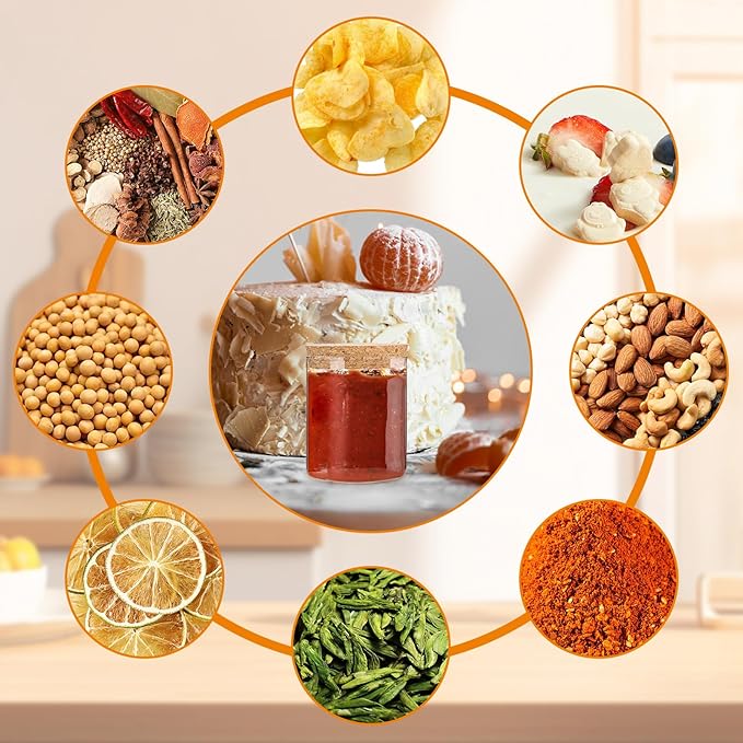 Airtight Glass Storage Containers with cork Lid, for Kitchen Pantry Organization and Storage jar，Ideal for Coffee Beans Snacks Flour Cereal Sugar Tea 16oz. (Circular 3.9 * 3.3in*4pcs)