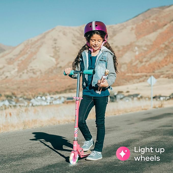 2 Wheel Kick Scooter for Kids - Easy & Portable Fold-N-Carry Design, Ultra-Lightweight, Comfortable & Safe, Durable & Easy to Ride