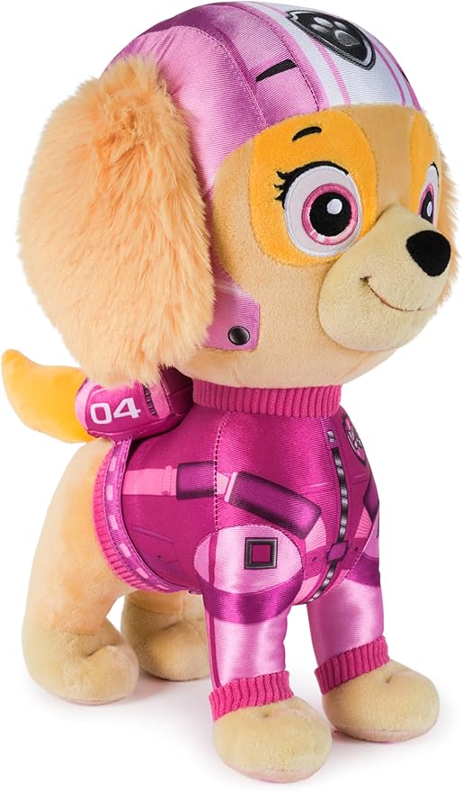 PAW Patrol: Air Rescue, Skye Plush Toy, 12-Inch Tall, Premium Stuffed Animals, with Removable Backpack, Kids Toys for Boys and Girls Ages 3 and up
