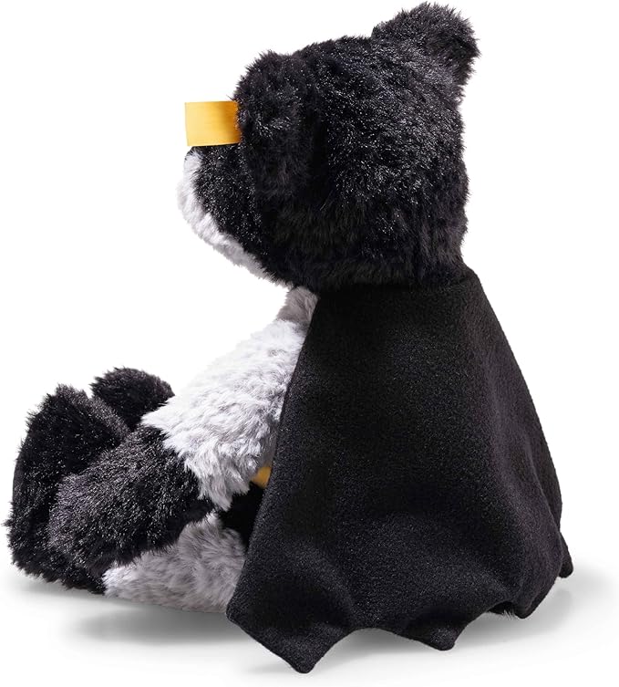 Steiff DC Superhero Teddy Bear - Officially Licensed Plush Toy Collectible Premium Soft Stuffed Animal for Kids & Collectors, DC Batman, 12" Tall