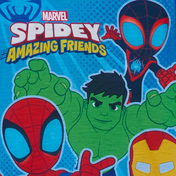 Marvel Spiderman Pajamas for Boys Teens Long PJs Set Lounge Set Comfy Sleepwear