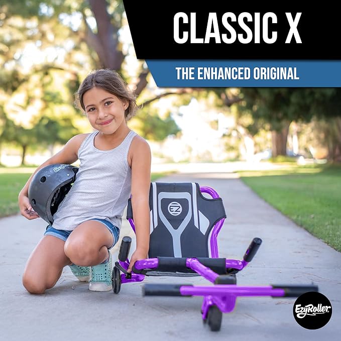 EzyRoller Classic X Ages 4+, 45lbs - 120lbs - Purple