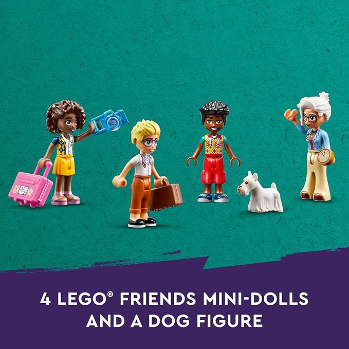 LEGO Friends Castle Bed and Breakfast Hotel Playset for Kids Ages 12 and Up, with 4 Mini Dolls, a Dog Toy Figure and Accessories, Castle Toy Gift Idea for Girls, Boys and Teens, 42638