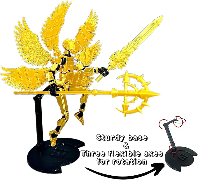 (Assembly Completed) Titan13 Action Figure Set, Dummy 13 3D Printed Action Toy Gifts for Kids, Robot 13 Action Figure Full Body Mechanical Doll Christmas Birthday Gift for Boys Girls