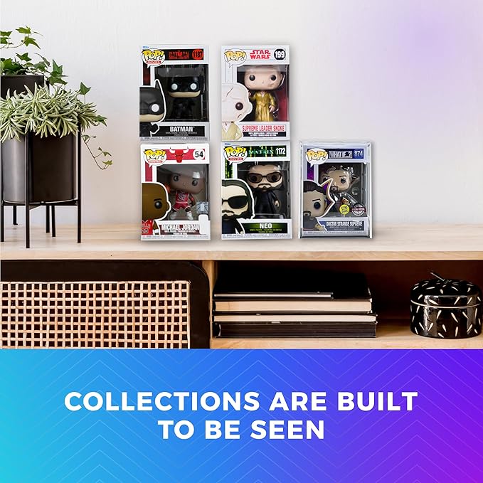 1 Clear Hard Plastic Premium Funko Pop Protector Display Case for 4" Figures, Made in USA, Stackable Display Cases by Gary Plastic Packaging