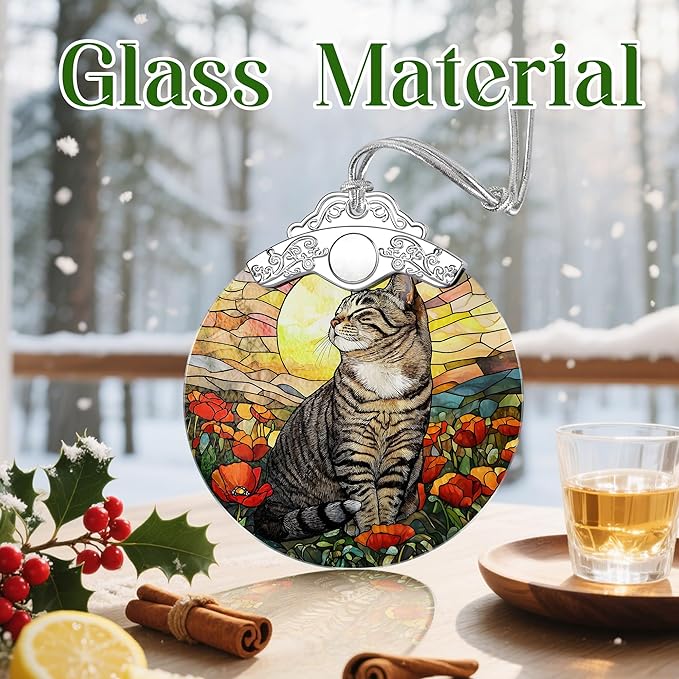 Black Cat Christmas Decorations: Christmas Ornaments, Holiday Decor, Stocking Stuffers, Gift Ideas, Xmas Gift, Pet Lover Gifts & Cat Mom Gifts