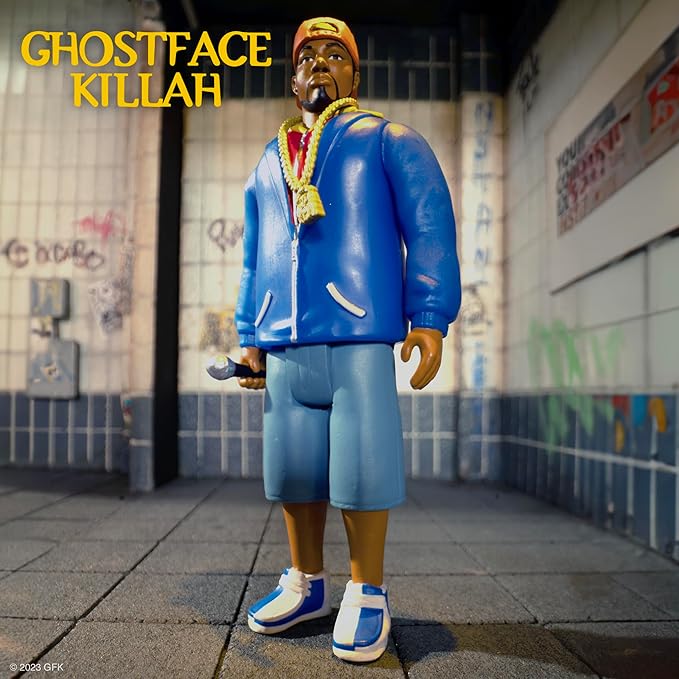 Super7 Ghostface Killah (Ironman) - 3.75" Ghostface Killah Action Figure with Accessories Hip Hop Collectibles and Retro Toys