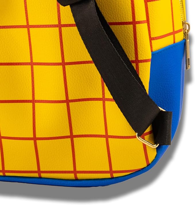Disney Toy Story Woody Mini Backpack for Kids & Adults | 10" PU Leather Disney Backpack Purse Featuring Woody | Toddler Travel Bag, Small Backpack Bookbag for School, Travel, or Theme Parks | Ages 3+