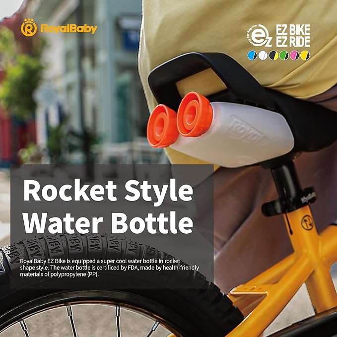 RoyalBaby Kids Bike Freestyle Classic & EZ Balance Pedal Switchable Bicycle, 12 14 16 18 Inch, 3-10 Years Toddler to Big Kids