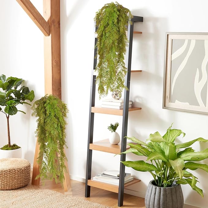 RECUTMS Christmas Artificial Plants Ferns Fake Vines Hanging Ivy Decor Plastic Greenery for Wall Indoor Outdoor Baskets Wedding Garland Pack of 3 (Autumn)