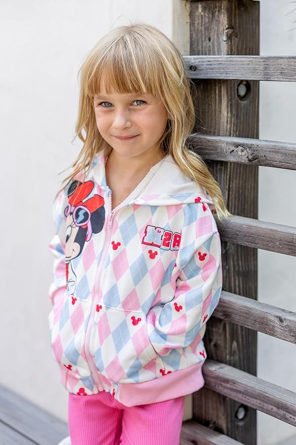 Disney Frozen Stitch Princess Minnie Mickey Spiderman Girls/Boys Zip Up Hoodie Fall Zipper Sweatshirt Jacket Toddler-Big Kid