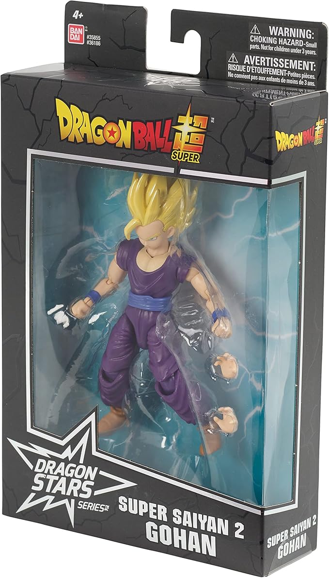 Dragon Ball Super - Dragon Stars - Super Saiyan 2 Gohan, 6.5" Action Figure