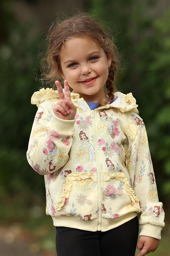 Disney Frozen Stitch Princess Minnie Mickey Spiderman Girls/Boys Zip Up Hoodie Fall Zipper Sweatshirt Jacket Toddler-Big Kid