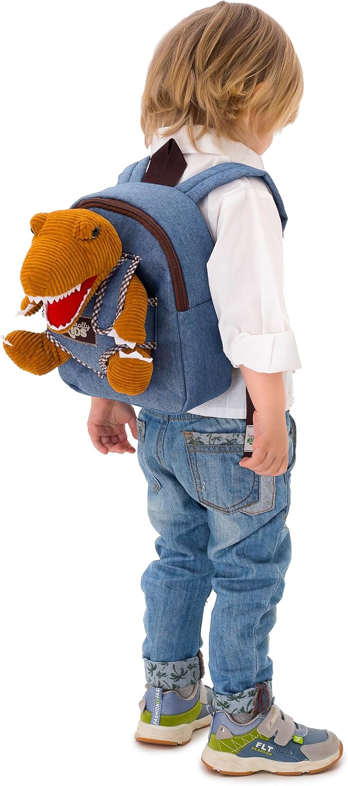 Dinosaur Toys for Kids 3-5, Dinosaur Toys for Kids 2-4, Birthday Gifts for 2 Year Old Boy, Gifts for 3 Year Old Boys, Toddler Backpack