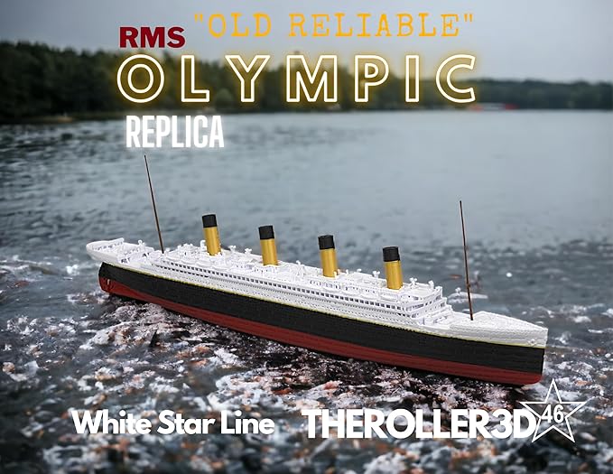 12" Prebuilt Display Model Ship (RMS Olympic 1ft Model)