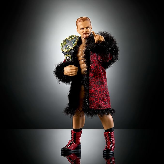 Mattel WWE Elite Action Figure & Accessories, Series #114 6-inch Collectible Ilja Dragunov with 25 Articulation Points & Swappable Hands