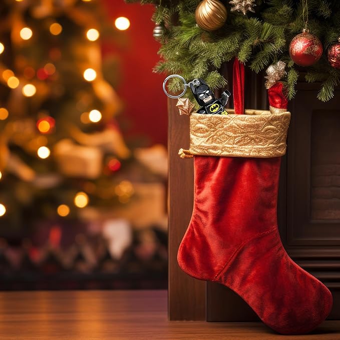 LEGO DC Super Heroes Large 3 Inch Tall Figure Keychain Light - Batman (KE26H)