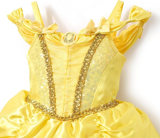 DISNEY STORE Official Princess Halloween Costume for Kids - Disney Princess Dresses - Dress up Clothes for Pretend Play