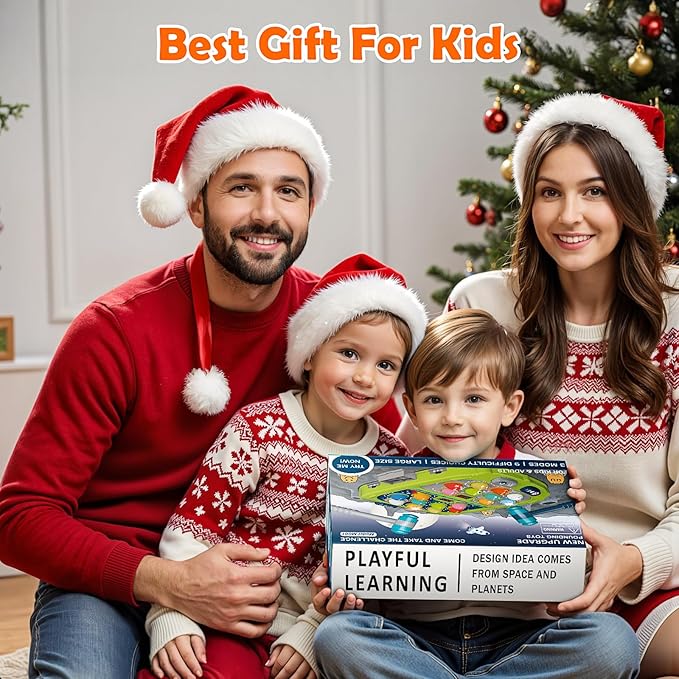 WAYKEE Whack a Mole Game, Toys for Ages 3-4 5-7 8-12 Boys Girls, Whack Game for Toddlers, Gifts for 3 4 5 6+ Year Old Boys Girls, Early Learning Educational Toys with 2 Hammers Sound & Light