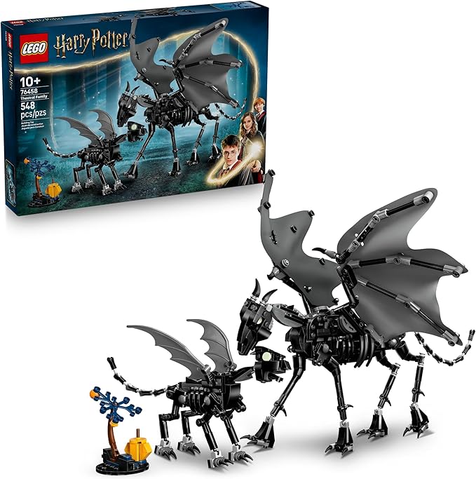 LEGO Harry Potter Thestral Family Building Toy - Pretend Play for Kids, Boys and Girls, Ages 10+ - Collectible Harry Potter Poseable Action Figures - Gift Idea for Christmas - 76458