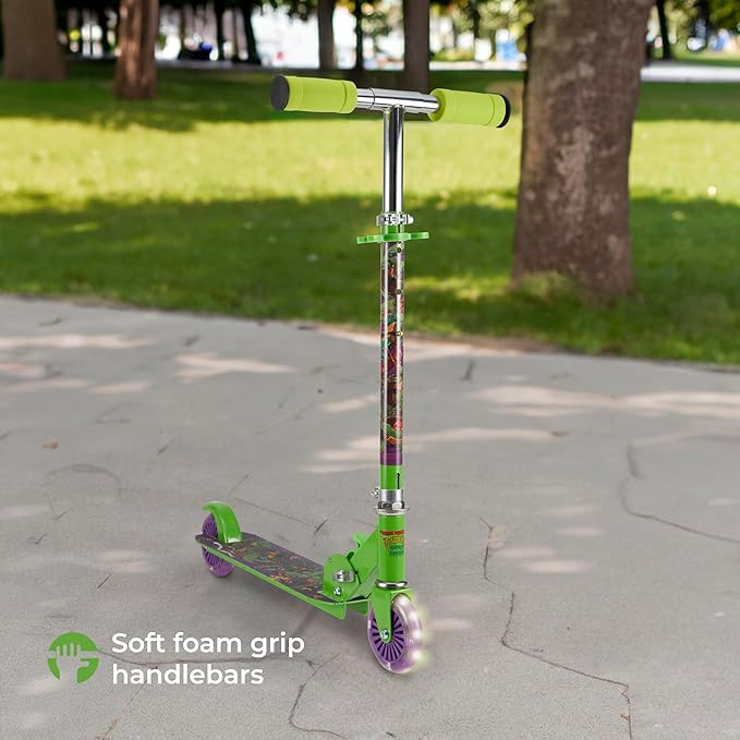 2 Wheel Kick Scooter for Kids - Easy & Portable Fold-N-Carry Design, Ultra-Lightweight, Comfortable & Safe, Durable & Easy to Ride