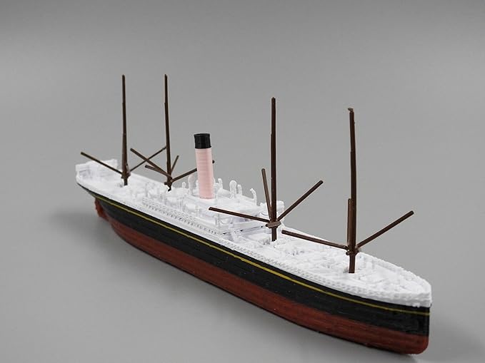 12" Prebuilt Display Model Ship (SS Californian 10" length Model with Torpedos (4ct))