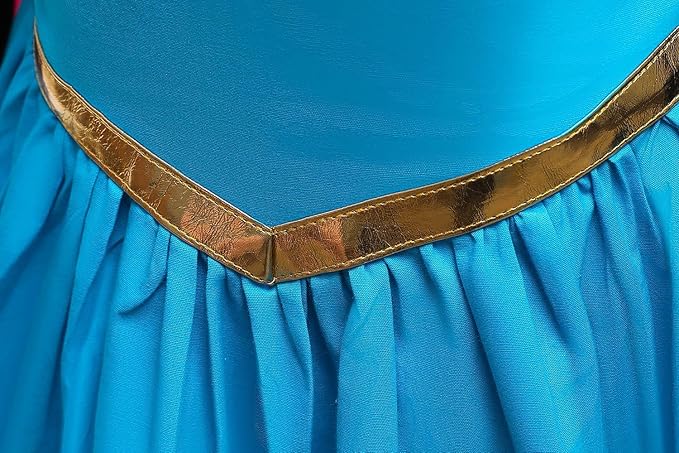 Coronation Costume Long Cape for Girls with Accessories Tiara crown and Gloves