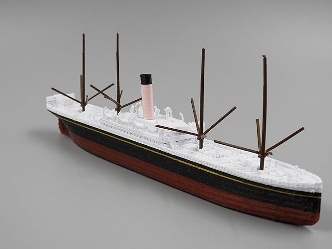 12" Prebuilt Display Model Ship (SS Californian 10" length Model with Torpedos (4ct))