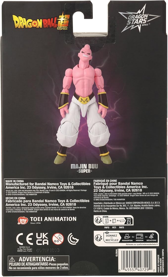 Dragon Ball Super - Dragon Stars - Majin Buu Super, 6.5" Action Figure