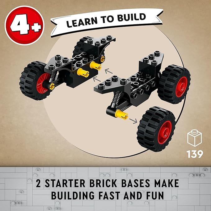 LEGO Jurassic World Baby Dinosaur Rescue Center, Building Set for Kids with a Toy Car and 5 Dinosaur Figures Including a Triceratops and Velociraptor, Dinosaur Toy for Boys and Girls Ages 4+, 76963