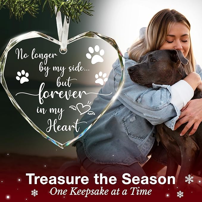 Pet Memorial Ornament for Christmas Tree - Unique Ornaments for Memory Keepsake - Ideal Gifts for pet Memorials - Pet Loss Gifts - A Ornament Reminder of Puppy Memories