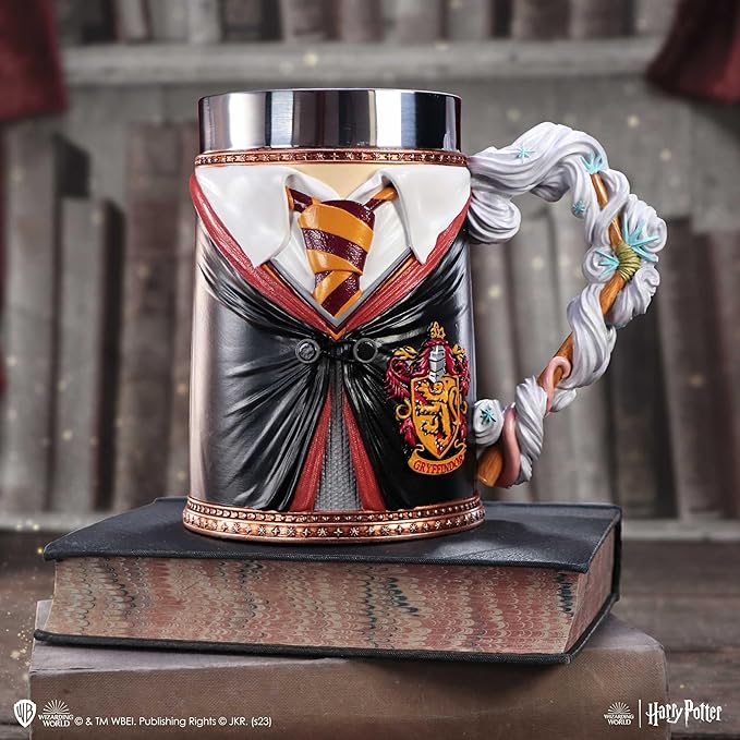 Nemesis Now Harry Potter Collectible Tankard, Hand-Painted Resin Beer Mug with Removable Insert, Harry Potter Merch 15.5cm - Ron