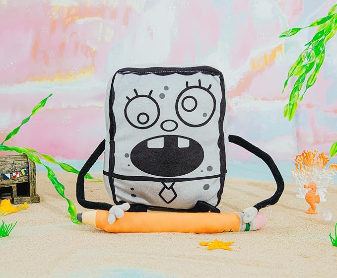 Nickelodeon Spongebob Squarepants DoodleBob 10-Inch Collector Plush Toy, Large Soft Stuffed Animal