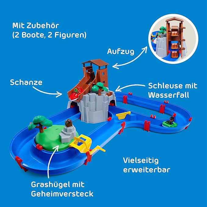 BIG Spielwarenfabrik, brand Aquaplay - Adventureland Includes Toy