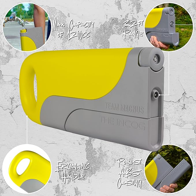 The Incog Squirt Gun: Long Range Water Gun with 32' Water Jet and 1200 CC Tank - Powerful Water Guns for Adults - Sniper Water Play and Pool use for Kids 8-12
