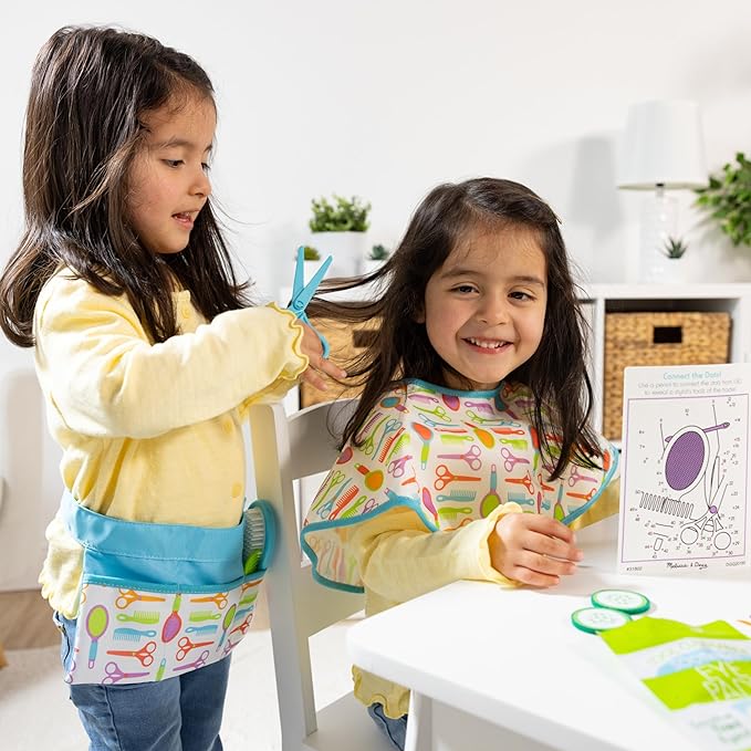 Melissa & Doug Love Your Look - Salon & Spa Play Set, 16pieces of pretend salon and spa toy products