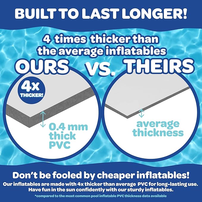 Giant Inflatable Palm Tree Volleyball Net Set w/Ball-12 ft Long Extra Large Size-Durable Thick PVC Material, Easy to Inflate- Outdoor/Backyard Pool Party, Fun Water Activity-Float, Kids Gift