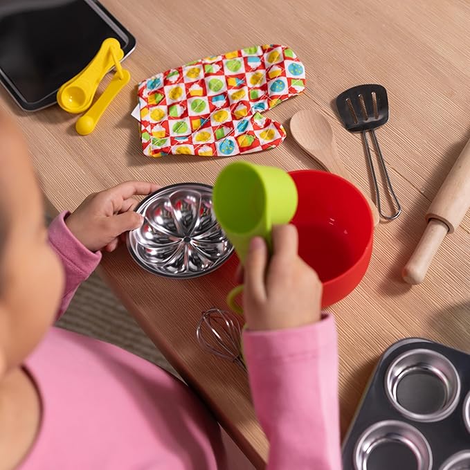 Melissa & Doug Baking Play Set (20 pcs) - Play Kitchen Accessories