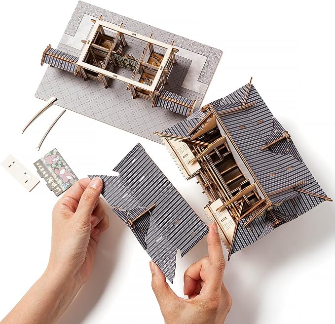 Nikko Toshogu Yomeimon Gate Color Edition – Wooden 3D Model Kit – DIY Japanese Architecture Craft – No Tools Required – Display Piece & Gift Idea