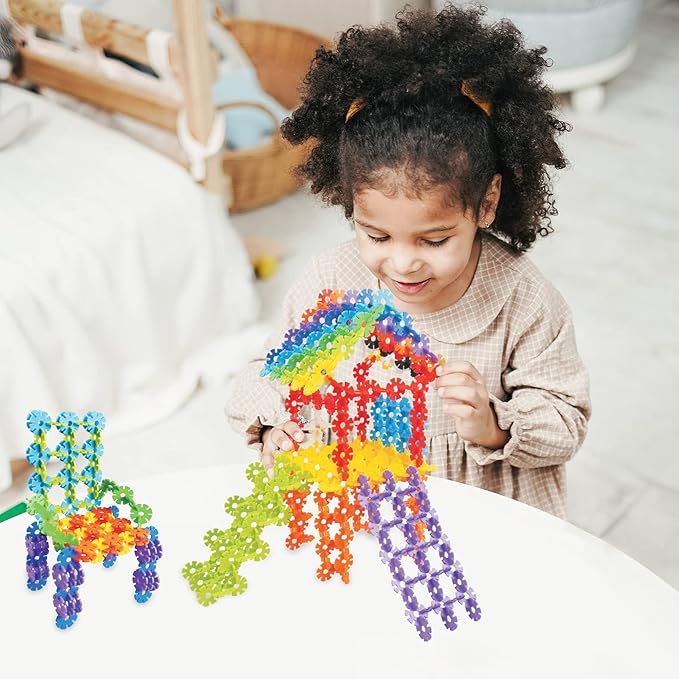 Discos, Interlocking Connecting Kids Toys, Preschool Learning Montessori Toys, Play and Learning, Stem Learning Toys Ages 3+