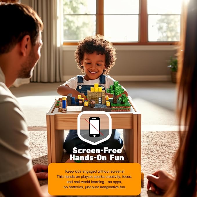 Magnetic Blocks 128PCS - Magnetic Tiles Building Blocks Toddler Toys STEM Sensory Outdoor Toys for 3+ Year Old Boys & Girls, Creative Kids Games Kids