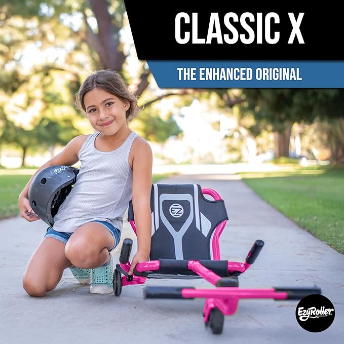 EzyRoller Classic X Ages 4+, 45lbs - 120lbs - Pink