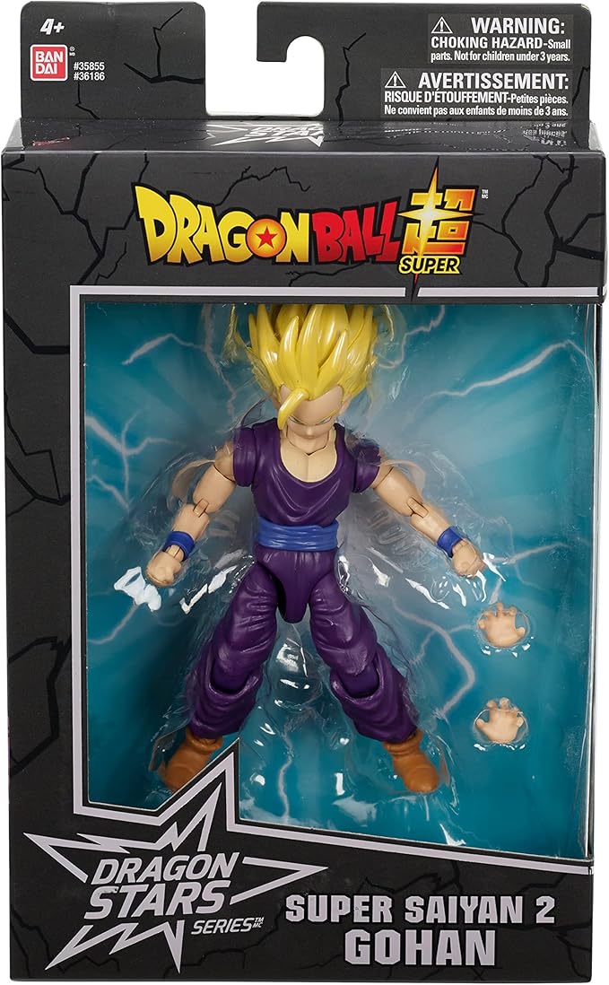 Dragon Ball Super - Dragon Stars - Super Saiyan 2 Gohan, 6.5" Action Figure