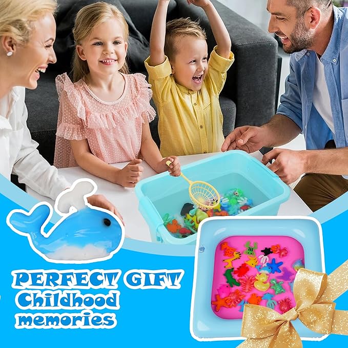 Magic Water Elf Toy Kit,Aqua Fairy Water Gel kit with 20 Magic Gel&14 Molds,Water Pets,Birthday Gifts,Party Favors,Make Your own Squishies Toys DIY Craft Kit for Kids Ages 3+